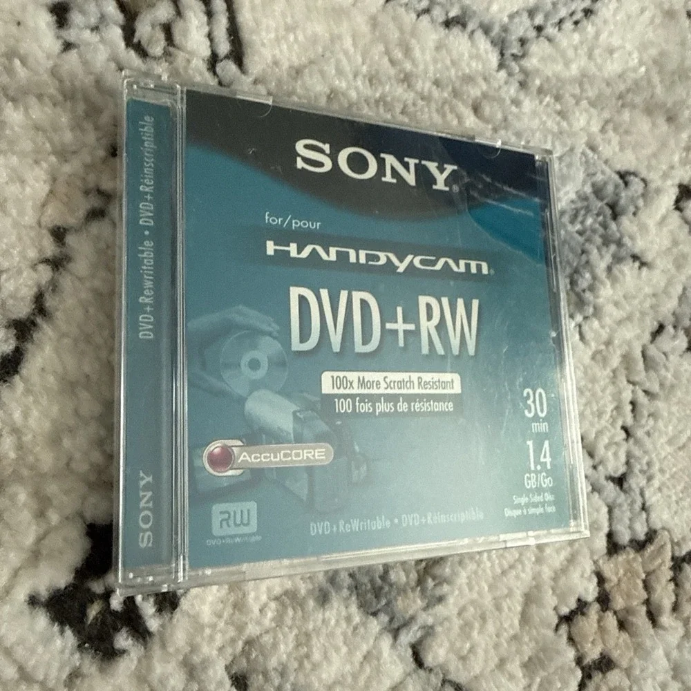 Sony Handycam DVD+RW 30 Min 1.4GB 8cm Single Sided Video Disc New Sealed